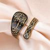 Dawapara Norse Yggdrasil Ring Tree of Life Adjustable Ring Celtics Knot Good Luck Symbol Stainless Steel Jewelry