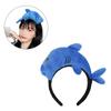 Girl Dolphin Headbands Funny Dolphin Headwear Wide Hairband Headwear Cartoon Hairband Birthday Party