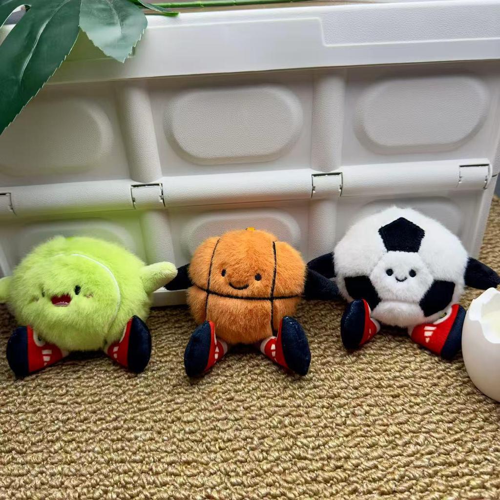 Adorable Penguin Plush Toy Pendant - Cute Red Peanut Design