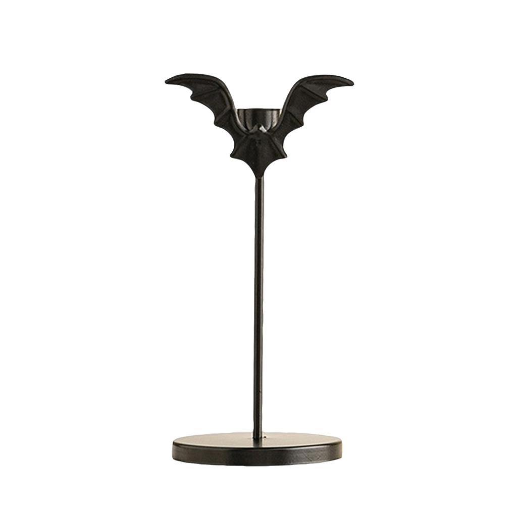 Halloween Candlestick Assembly, Iron Candlestick, Dining Table, Indoor Home Tabletop Decorative Item