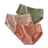 3Pcs/Set Cotton Sports Underwear Women Sexy Seamless Panties Low-Waist Solid Briefs Female High Stretch Breathable Soft Lingerie