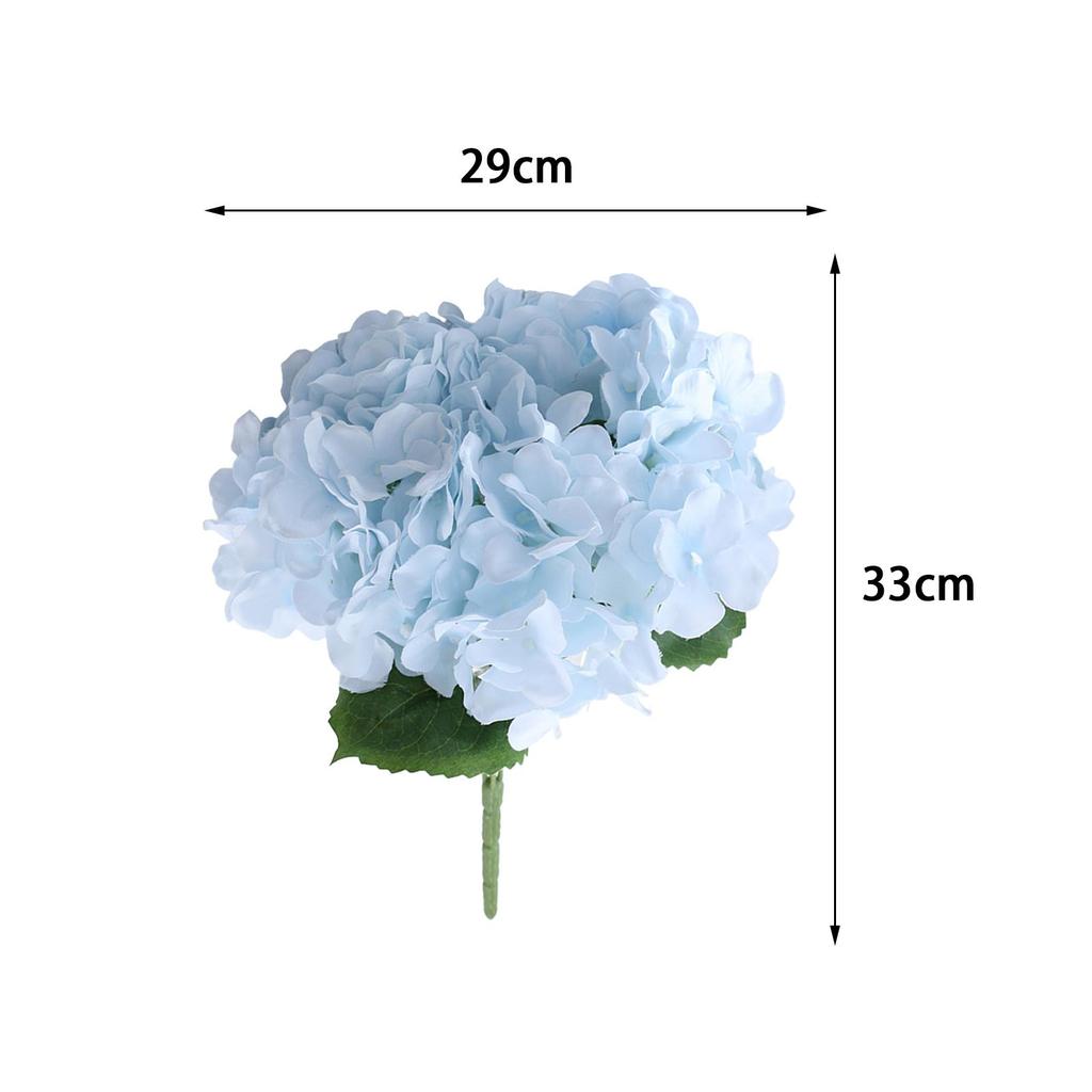 2 Pezzi Bouquet di Fiori Ortensia Fiore Real Touch Regali San Valentino Matrimonio Natale Ufficio Festa di Famiglia Soggiorno