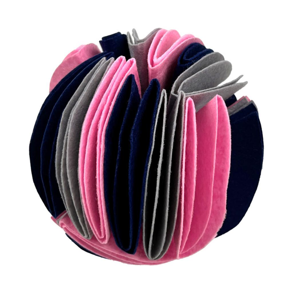 Inner Roll Sniffing Ball Pet Dog Intelligence Training Toy Amuse Pet Bubble Rubber Ball