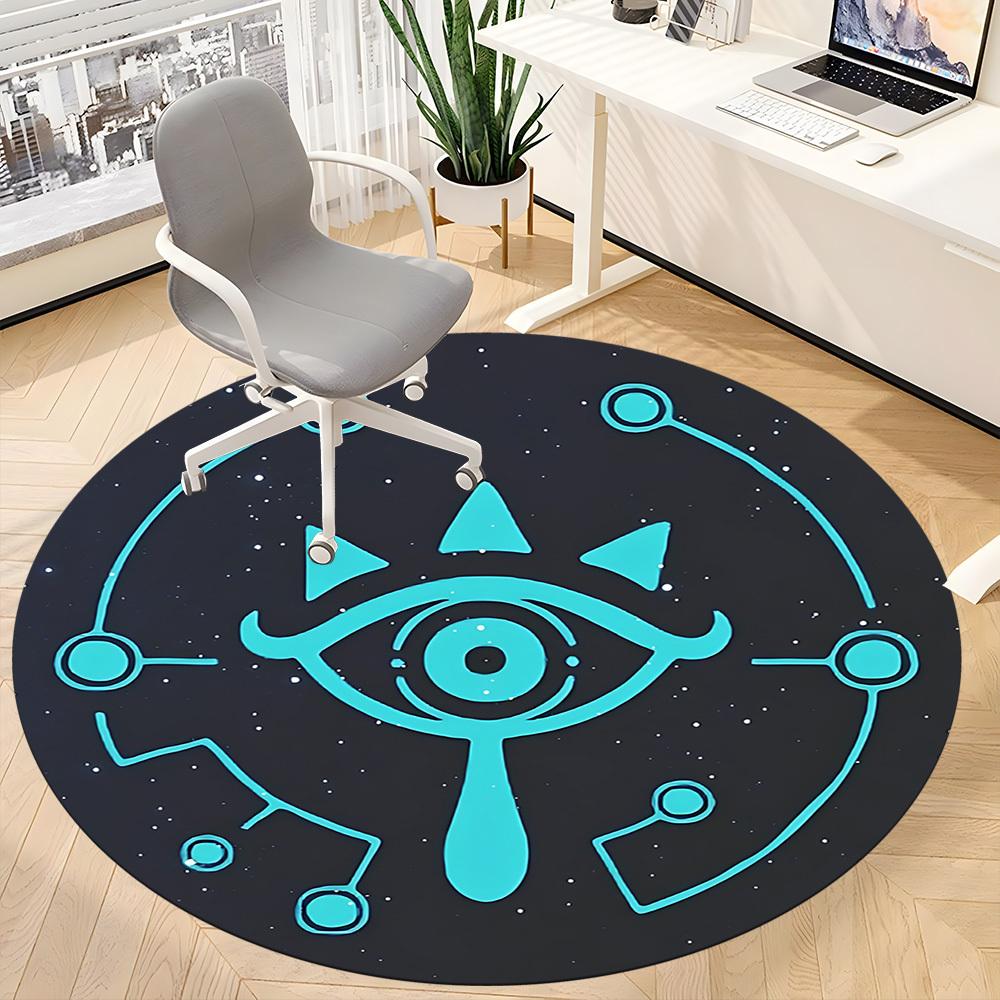 Legend of Zelda Office Round Area Rug,  Under Office Chairs Bedroom Living Room Home Decor a0908121