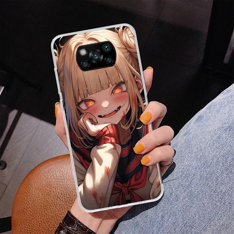 Himiko Toga My Hero Fashion Phnoe Case for Xiaomi Poco X5 X6 X7 Pro X4 Gt F7 Ultra M8 M7 Redmi 15C 15 13C 13 12C 12 Unique Cover