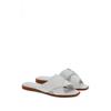 Salvatore Ferragamo Ferragamo Knot Detail Leather Slides White