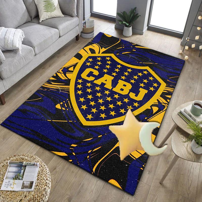 Football Club Emblem Office Rug Chair Mat, Game Carpet, Suitable for Front Door, Bedroom, Living Room, Desk, Holiday Gift