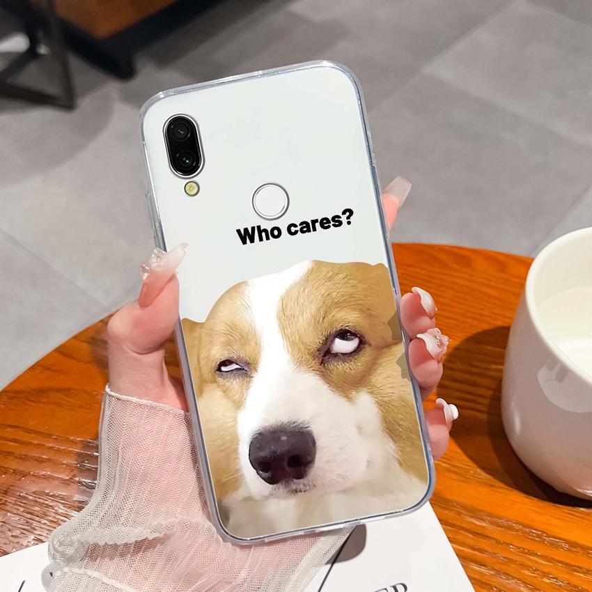 Für Xiaomi Redmi 7 7A 8 9C 9T 10A Mode Buchstaben Handytaschen Ultradünne Transparente TPU Staubdichte Schutz Weiche Rückseite Für Xiaomi Handyhülle