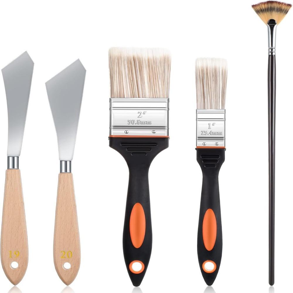 5-Piece Artist Brush 5 PCS Painting Set Artistic Paintbrush Fan Blender  Painting 5PCS
