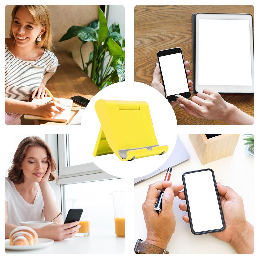 Portable Folding Cell Phone Holder Tablet Desk Stand Holder Mobile Phone Bracket Adjustable Phone Stand for Home Office