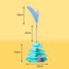 Interactive Cat Toy Tower Kitten Turntable Track Roller Balls Toys With Feather Pets Training Supplies Toy For Cat Tower