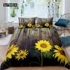 Set Copripiumino Porta Fienile in Legno Misura King Occidentale Set Biancheria da Letto Rustico Asse di Legno Stile Fattoria Country Poliestere