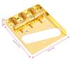 Metal Quality TL Electric Guitar Bridge Tailpiece Tail Part Set Accessory(Golden)