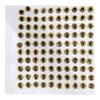 100PCS Fishing Lure Eyes DropShaped Fake Fish Eyes for Making Fishing Bait Gold 6MM