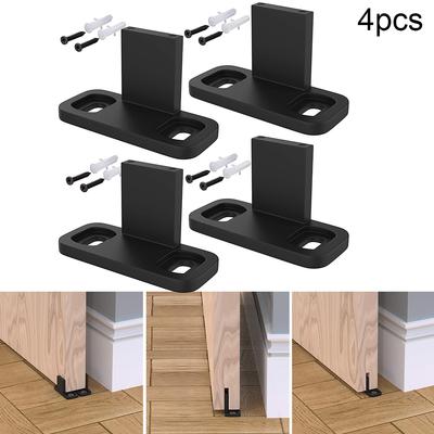 Sliding Barn Door Floor Guide Wall Mount Adjustable Anti Jump Door Bottom