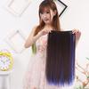 Clip in Colorful Hairpiece Synthetic Straight Hair Cosplay Ponytail Extensions