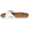 Birkenstock Madrid Sandals Size cm (Narrow Width), Birko-Flor Women's, White, 24.0