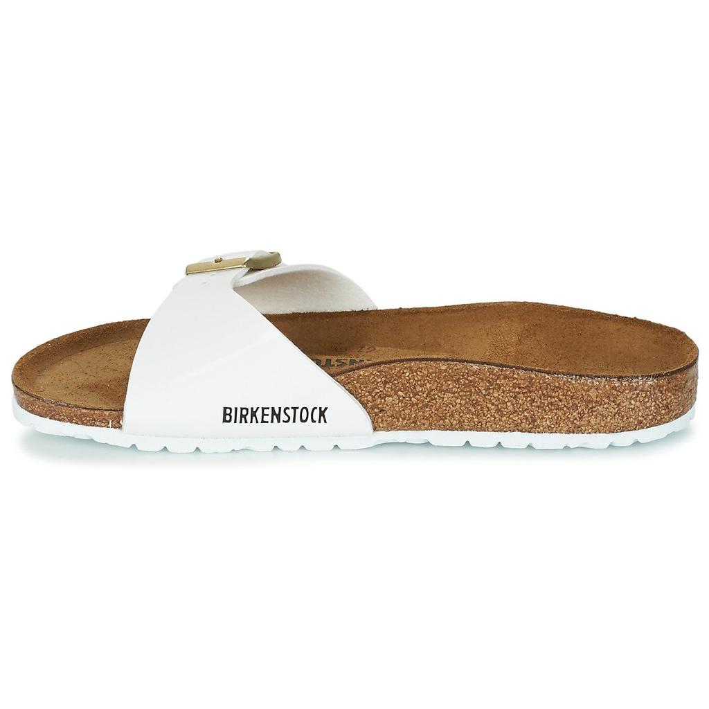 Birkenstock Madrid Sandals Size cm (Narrow Width), Birko-Flor Women's, White, 24.0