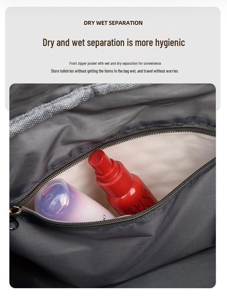 Women's Short Trip Lightweight Water-Repellent Travel Bag, Large Capacity Handheld Luggage and Portable Hospital Storage Bag