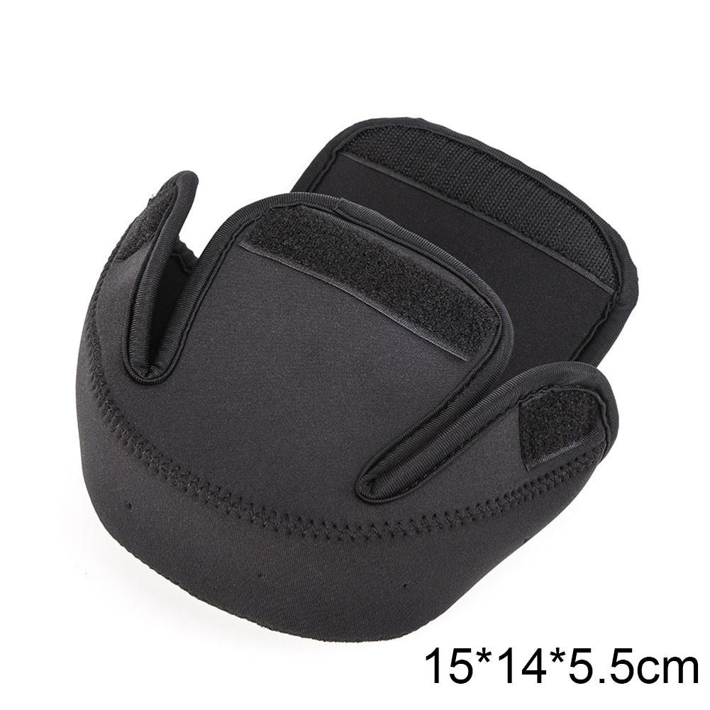 

Breathable Mesh Design Fishing Reel Cover Portable Waterproof Cover M 15*14*5.5cm