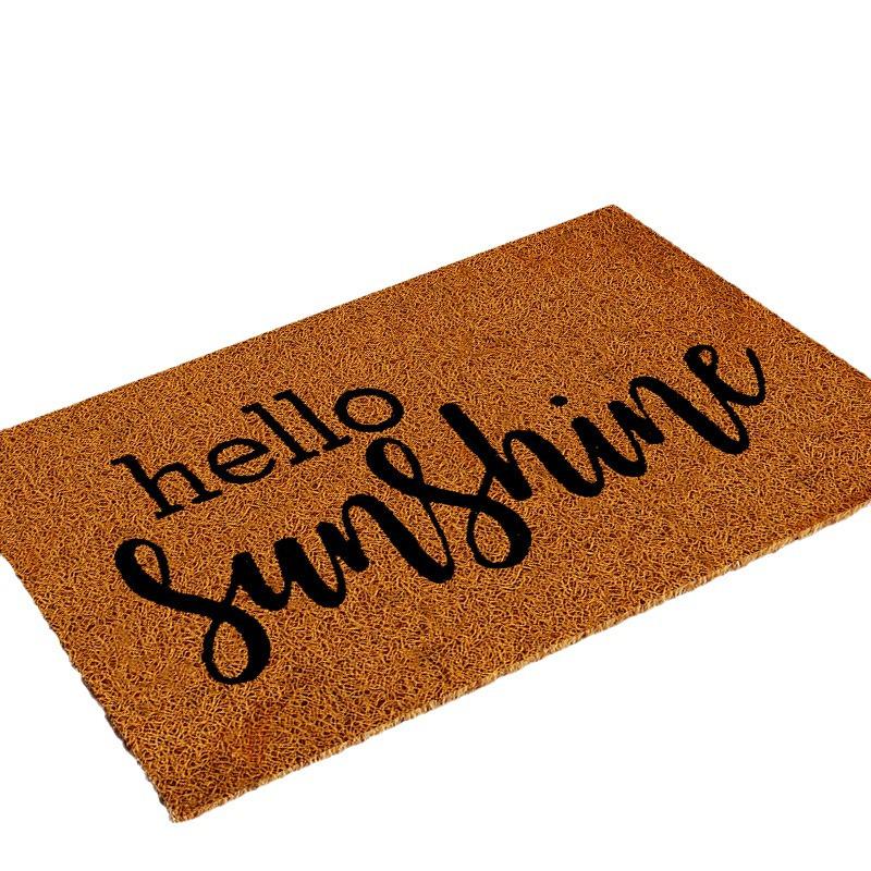 Hochwertige, verschleißfeste, rutschfeste Fußmatte für den Eingangsbereich mit schmutzabweisendem Seidendesign