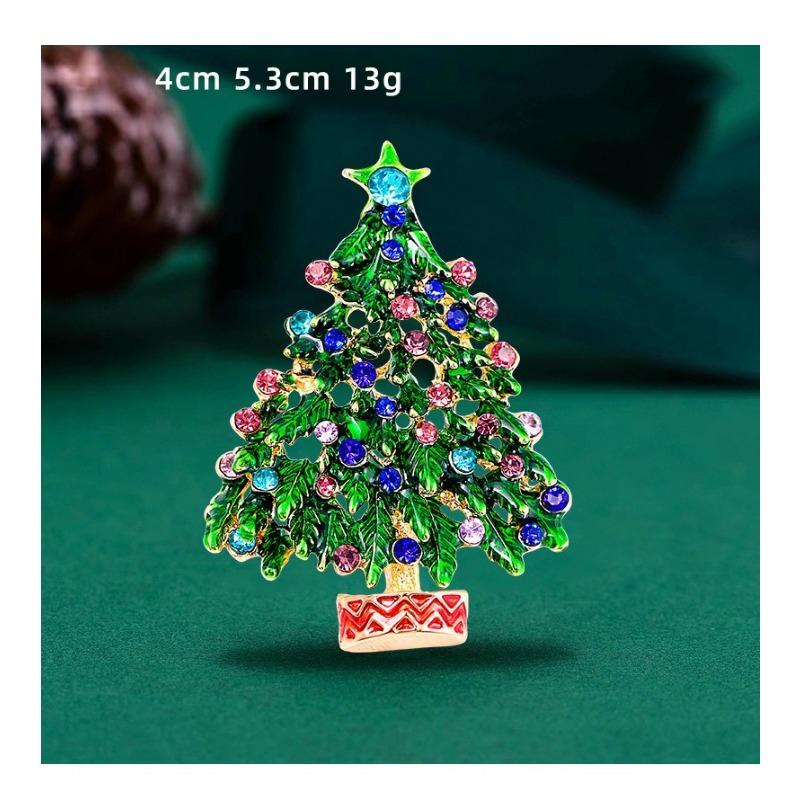 Christmas Tree Brooch, Women'S Fashionable Clothing Decoration Brooch, Exquisite Accessories With Festive Atmosphere
