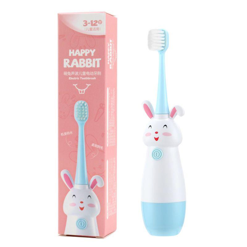 Superior Abs Material Electric Toothbrush For Kids With Soft Silicone Bristles
