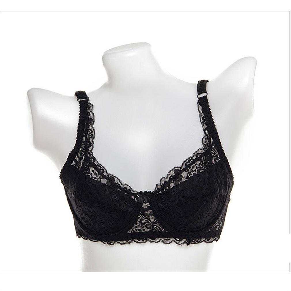 Luxury Women Charming Sexy Bra Lace Mesh Ultra-Thin Bra