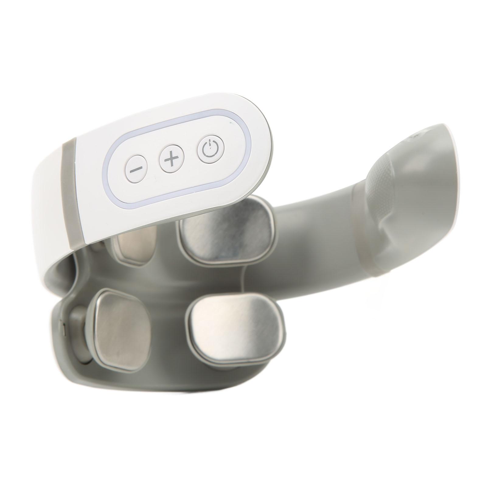 Electric Pulse Neck Massager Ergonomic Vibration 3 Modes Smart Neck Massager for Neck Cervical Spine