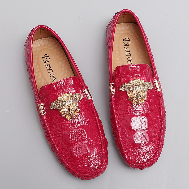 Mens Dress Leather Fashion Handmade Brand Wedding Luxury Driving Party Loafers Boat Designer Flats Oxford Big Size Shoes for Men