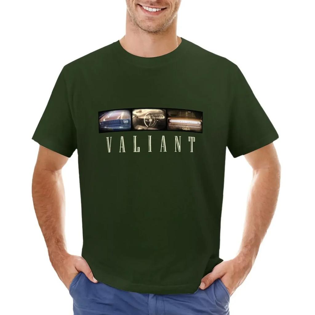 Valiant T-shirt oversized Aesthetic clothing summer clothes sports fans T-shirts for cotton