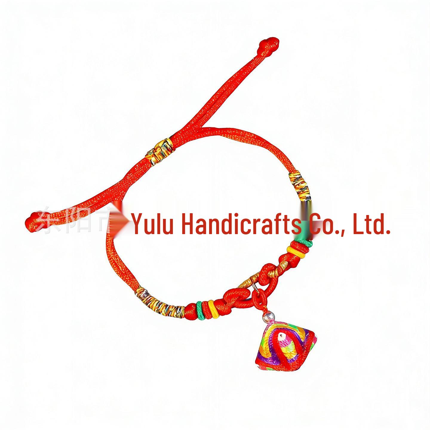 Dragon Boat Festival Five-Color Rope Bracelet: Auspicious Cloud Knot, Handmade Zongzi Woven, Adjustable Pull-Type