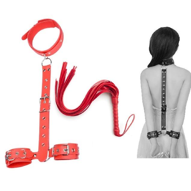 Sexy Handcuffs Collar Adult Games Fetish Flirting BDSM Sex Bondage Whip Slave Sex Toys For Woman Couples Gay Erotic