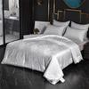 All-Season Jacquard Silk-Filled Duvet