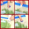 Patterned Zipper Seal Fresh-Keeping Vacuum Bag for Food Storage
