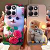 For Motorola Moto G86 Power Case Luxury Buttefly Painted Cover Soft Silicone Case For Motorola Moto G86 G 86 MotoG86 Power Shell