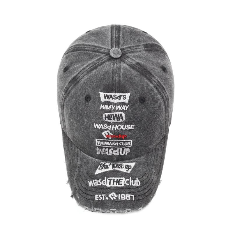 Vintage Cap Men  Letter Embroidery Baseball Cap Women Hole Cap