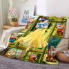 Snow White Seven Dwarfs Blanket Soft Throw Blanket For Home Bedroom Bed Sofa Travel Office Solid Christmas Blanket