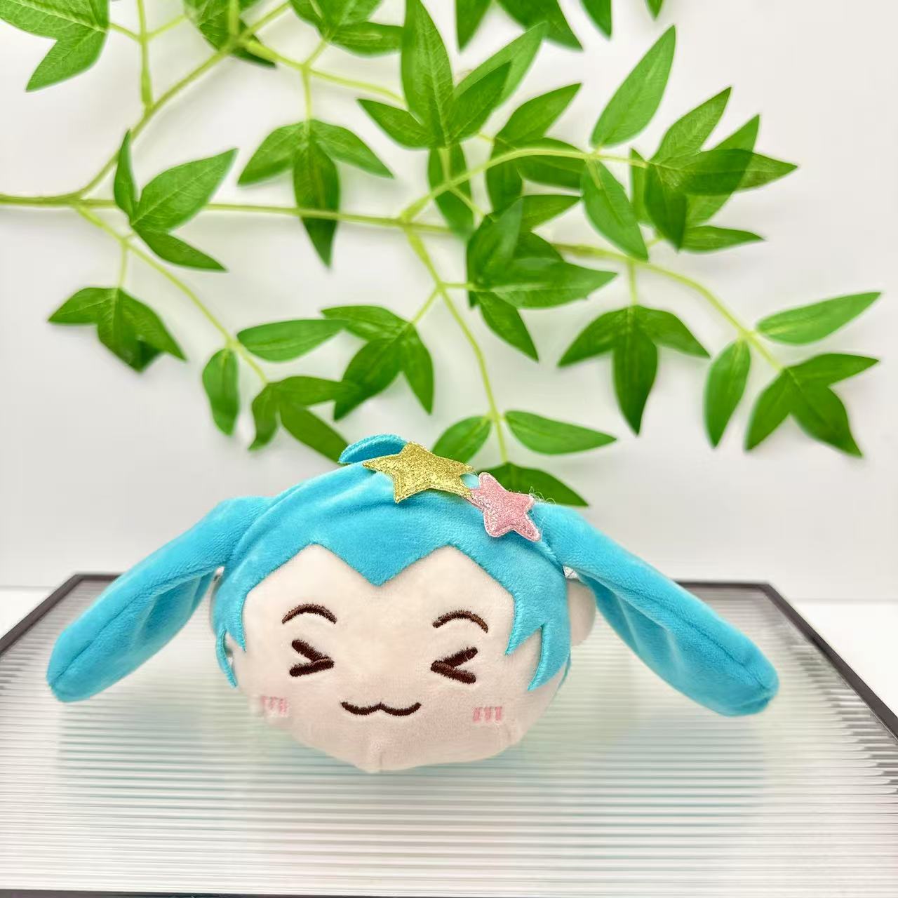 

Плюшевые шапки Мику Хатсунэ, аксессуар для сумки-книги, кошелек для монет, брелок, подарок для девочек и детей Star Coin Purse