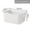 Plastic Storage Box with Lid - Ideal for Clothes, Snacks, and Sundries