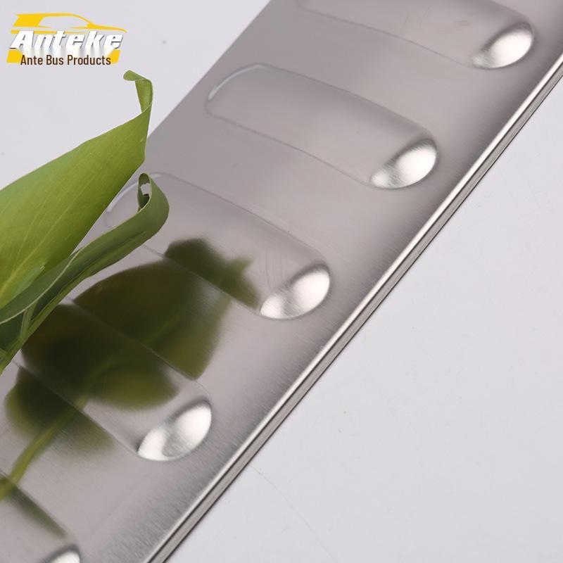 12-14 CRV Rear Guard Plate Sequin Tailgate Trunk Protection Pedal - Stainless Steel Decorative Sticker