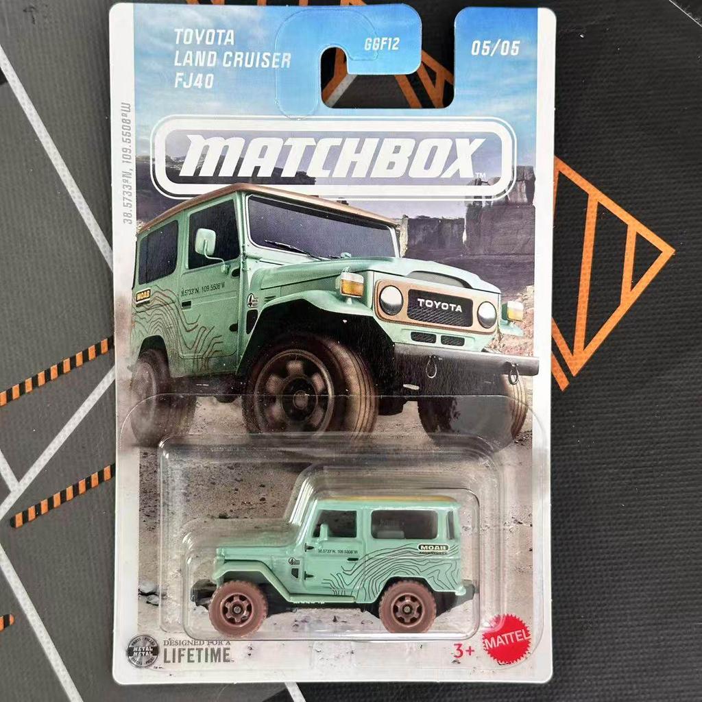 Matchbox Diecast Car GGF12 Series Off - Road 1965 Land Rover Gen II Toyota Land Cruiser FJ40 Alloy Model Car For Collection