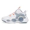 Anta Shock Absorbing Durable Mid-Top Basketball Shoes Kids Sneakers White Gray A312131101-3