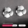 304 Stainless Steel Rotating Suction Cup Hook – Strong, No-Drill, Load-Bearing Hook for Kitchen, Bathroom, and Toilet.