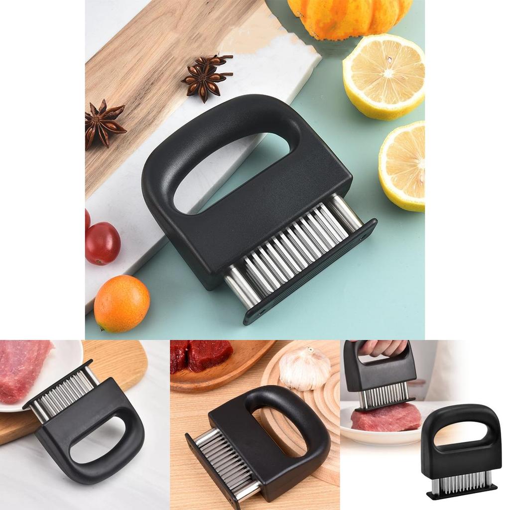 Nierdzewny zmiękczacz do mięsa z 48 ostrymi igłami idealny do steków do użytku kuchennego