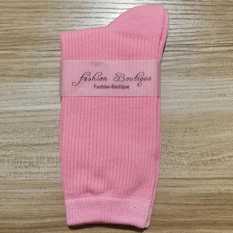 Women's 2025 Dopamine Dance Socks: Colorful, Scrunched Cotton Mid-Calf Socks for All Seasons