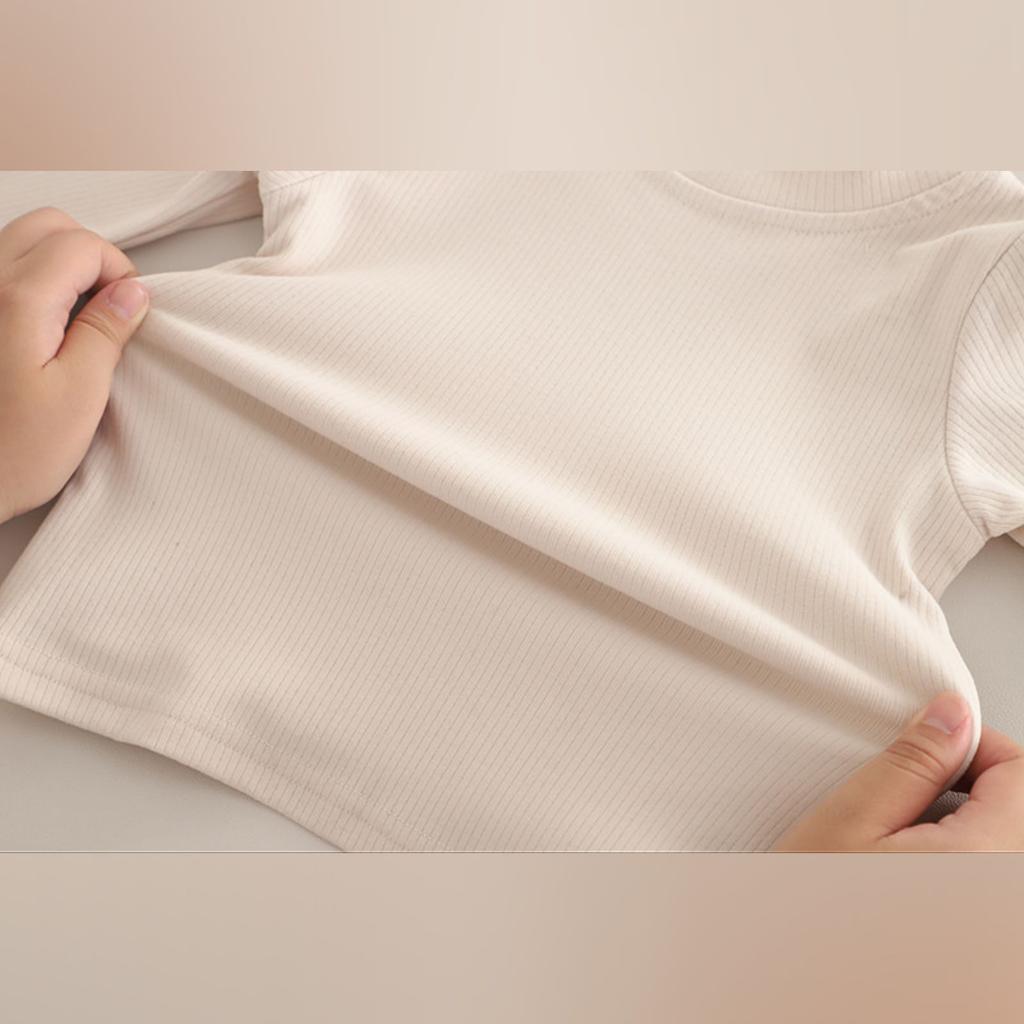 Kids Casual Long-Sleeve Set, Comfortable Daily Wear Outfits