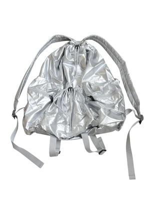 Antiqua Damen Rucksack, Große Kapazität, Leicht, PJ-01403, Größe 55, Silber
