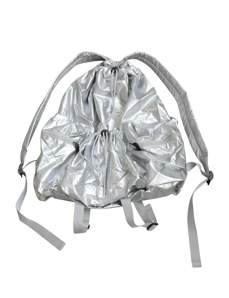 Antiqua Women's Backpack, Large Capacity, Lightweight, PJ-01403, Size 55, Silver