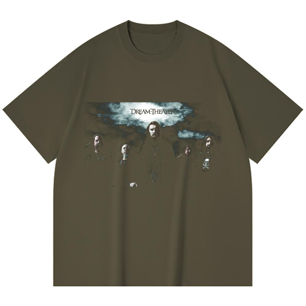 230 g/m² 100% Baumwolle Heavy Metal T-Shirt Rockband Beliebte Musik Druck Unisex Schweres Baumwoll-T-Shirt